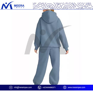 Conjunto de chándal de mujer personalizado al por mayor, chaqueta cómoda con cremallera y pantalones de Jogger para gimnasio, correr, fitness y ropa informal diaria - Product Image 4
