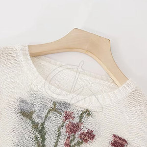 Winter Warm <b>Ladies</b> Double Breasted Front Custom Logo <b>Cardigans</b> Sweaters with <b>Long</b> Sleeves Custom Color Casual Fashion - Product Image 3