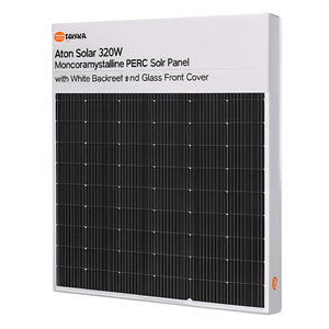 Panel Solar Monocristalino PERC Aton Solar de 320W con Lámina Trasera Blanca y Cubierta Frontal de Vidrio - Product Image 2