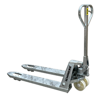 Transpalette manuel hydraulique ICHIMENS de haute qualité, 540x1150mm, roues tandem en nylon, galvanisé, capacité de 2,5 tonnes, garantie de 3 ans