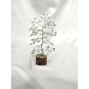 Stock disponible, qualité fiable, arbres en pierre précieuse d'aigue-marine faits à la main, 100 pierres, disponibles à la vente en gros - Product Image 1