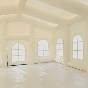 Inflable publicitario LED blanco grande personalizado para <span class=keywords><strong>casa</strong></span> de club nocturno Categoría de Producto popular - Product Image 3