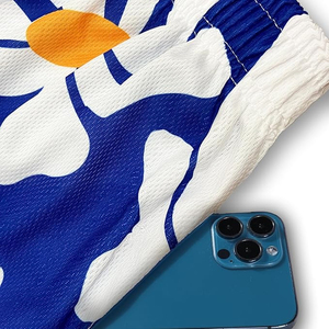 Short homme taille haute tendance Short en maille hip hop Short homme imprimé graphique - Product Image 5