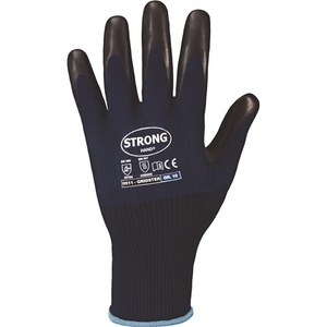 Gants de jardin GRIDSTER Taille 11 Bleu foncé/Noir Conformes aux normes EN 388 et EN 407 EPI Catégorie II STRONGHAND Équipement de protection - Lot de 12 - Product Image 1