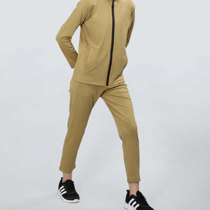 ชุดวอร์มมีซิปสำหรับผู้หญิงชุดกีฬาผ้ายืดเป็นมิตรกับสิ่งแวดล้อม - Product Image 5