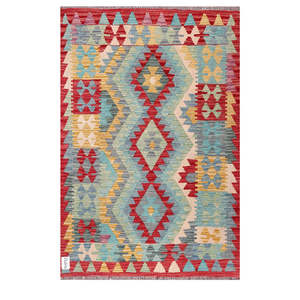 Tapis kilim d'Afghanistan Maimana 152 x 103 cm, tapis traditionnels tissés à la main - Product Image 1