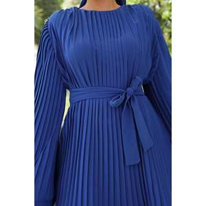 Brésil Fitness Sportswear Ensemble 2 pièces pour filles Tissu indigo avec hauts longs et décoration à motif taille XL - Product Image 2