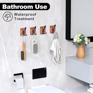 Coat <b>Hooks</b> <b>Wall</b> Mount Coat Rack and Hanger <b>for</b> Heavy Duty Hanging Coats Jackets Hats <b>Wall</b> <b>Hooks</b> With Black Aluminium - Product Image 6