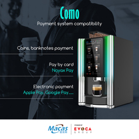 Mesin Kopi Vending Otomatis Layar Sentuh Komersial Kelas Profesional Espresso Cappuccino Latte Bean-to-Cup Pompa Magnetik 9