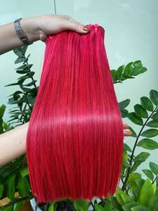 Cuticle Aligned Raw Unprocessed <b>Virgin</b> <b>Hair</b> <b>Fertilizer</b> Red Bone Straight - Product Image 3