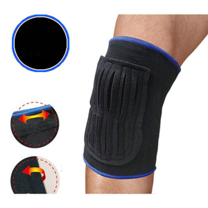 Rodillera Gruesa Blanca con Malla Transpirable y Cierre de Gancho y Bucle para Protección Profesional en Baloncesto, Unisex, Todas las Estaciones - Product Image 3