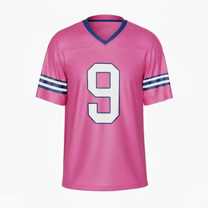 Maillot de football américain personnalisé par sublimation, respirant, anti-humidité, teint en pièce, séchage rapide, logo personnalisé, durable - Product Image 3