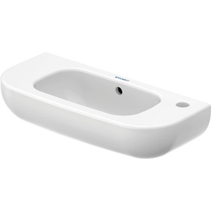 Lavabo Duravit D-CODE 500x220mm 1 Desagüe Derecho 1 Orificio para Grifo Acabado Blanco - Product Image 1