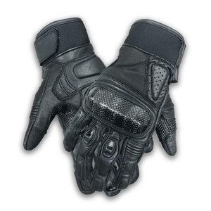 Guantes de montar en moto marrón/negro para hombre con armadura de nudillos de carbono, ropa protectora para carreras de autos de motocicleta para Unisex - Product Image 6