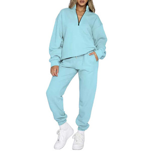 : Chándal deportivo de alta calidad para mujer, ropa deportiva diaria cómoda de dos piezas para gimnasio, actividad física al aire libre, trotar - Product Image 2