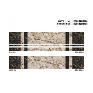 Vistaar บันไดหินอ่อนด้าน gvt Step 1200x300มม. ไรเซอร์1200x200มม. กันลื่นขนาด11มม. - Product Image 4