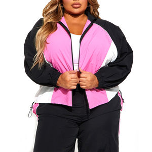 Conjuntos Deportivos de Mujer Transpirables, Estampados y Ecológicos de Alta Calidad, Chaquetas Cortavientos, Conjuntos Casuales de Tallas Grandes, Ropa de Entrenamiento Personalizable OEM - Product Image 5