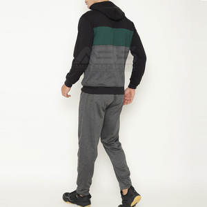 Conjuntos Deportivos para Hombre, Diseño Personalizado al por Mayor, Calidad Premium, 100% Algodón, Cuello con Capucha en Contraste de Color, Tallas Grandes, Diseño Liso - Product Image 3