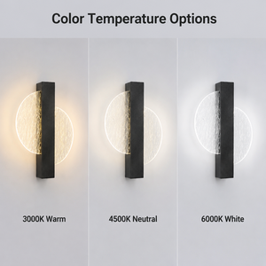 Applique murale LED moderne en acrylique pour intérieur, corps en fer, décorative pour salon, 4 à 7W, 3000K 4500K 6000K, 18 cm 25 cm - Product Image 4
