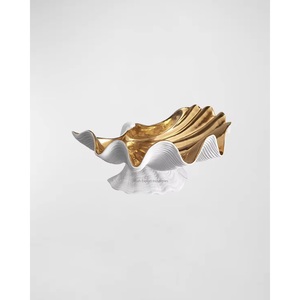 Bol à salade en acier inoxydable de forme ronde pour la maison et le restaurant dessus de table bols décoratifs de service alimentaire - Product Image 6