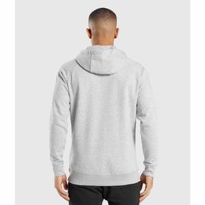 100% sudaderas con capucha de algodón pesado para hombres, ropa de diseñador transpirable de talla grande personalizada con 3D para logotipo estampado de soplo para otoño - Product Image 3