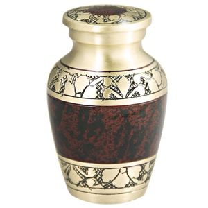 Latest Design Black Finish Aluminum Urns <b>Texture</b> for Human Ashes Adult Male & Female for Funeral or Home Urns Top Quality 2025 - Product Image 5