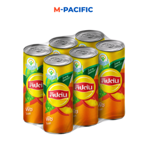 ชาน้ำแข็ง liptonn เป็นผลิตภัณฑ์ไทยของแท้พร้อมสารสกัดจากชาธรรมชาติ2025 245มล.