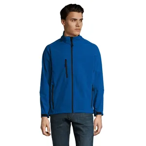 Veste de pluie softshell personnalisée pour homme, idéale pour les jours de pluie - Product Image 3