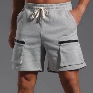 Shorts de basketball unisexe 2025 sexy à motif uni, antibactériens, 100 % polyester, séchage rapide, longueur genou, poches avant zippées, pour la gym - Product Image 3