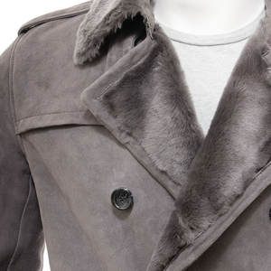 Veste en cuir personnalisable pour homme, imperméable, coupe-vent, respirante, confortable, séchage rapide, coupe classique, col cheminée - Product Image 6