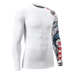 Rashguard BJJ pour hommes, dernière conception, respirant, séchage rapide, technologie sublimée, pour l'entraînement - Product Image 4