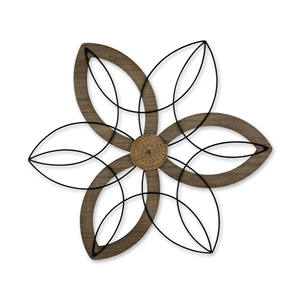 Handmade Nordic Style Gold Black White Metal <b>Flower</b> <b>Wall</b> <b>Decor</b> Creative Iron Ginkgo Leaf <b>Wall</b> Ornament for Contemporary Interior - Product Image 2