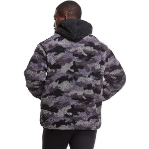 Nouveauté OEM vente en gros 2025 personnaliser lâche épais lourd Ninja à capuche polaire sweats visage couverture masqué Sherpa hommes à capuche - Product Image 5