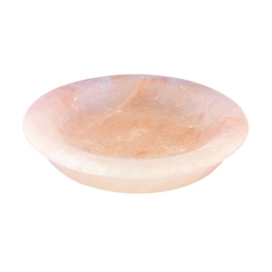 Bol de sel de roche de l'Himalaya 6x4 pouces écologique fabriqué à la main à partir d'artisanat naturel pour les cadeaux du Pakistan - Product Image 4