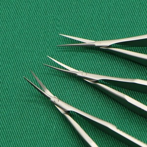 Micro-ciseaux ophtalmiques 12,5 cm, ciseaux pour kystes, outil de chirurgie des paupières doubles, 1 pièce - Product Image 6