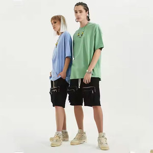 Classic 2025 Oversized Drop-Shoulder Vintage Casual Wear Hombres High Selling Custom Logo T-Shirt 100% Cotton Streetwear - Product Image 5