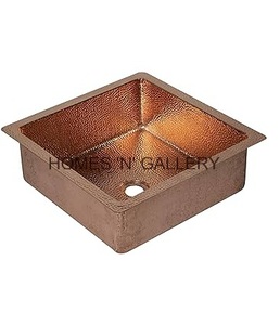 High Quality Classic Antique Finish Hammered Copper <b>Kitchen</b> <b>Sink</b> Single Bowl Design Handmade Standard Manufacturing Manufacturer - Product Image 6
