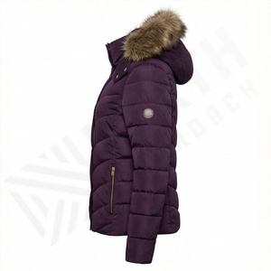 Ladies Quilted Winter Parka Jacket Windproof Outerwear Thick Quality Full Sleeve Stylish Wear Coat Thermal Insulated Outerwear - Product Image 3