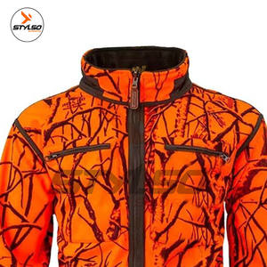 Veste de pluie de pêche camouflage à coquille souple pour hommes personnalisée hiver imperméable respirant ensemble de chasse en plein air pour adultes motif imprimé - Product Image 6