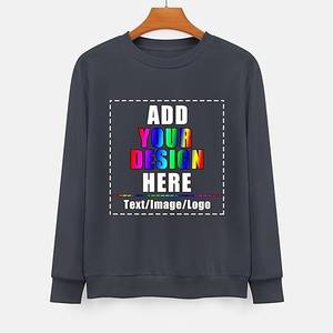 สเวตเตอร์ถักสำหรับผู้ชายสไตล์ลำลองผ้าคอตตอนแบบสวมหัวสำหรับ100% ขนาดใหญ่ออกแบบชื่อแบรนด์ได้ตามต้องการ - Product Image 2