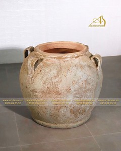 Atlantis AN546H110 Jardinière en céramique Kaoli en argile galvanisée jaune moderne 66 cm Pot de fleur intérieur/extérieur Home Garden Plants Mini - Product Image 4