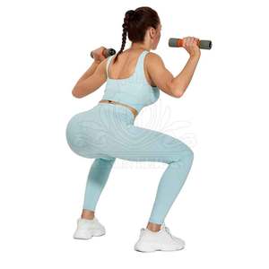 Ropa deportiva de la mejor calidad, conjunto de Yoga para mujer, conjunto de Yoga hecho a medida para mujer, conjunto de Yoga resistente para mujer - Product Image 4