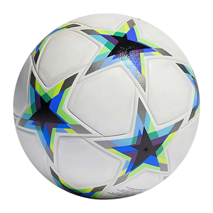 Ballon de football de sport de plein air unisexe le plus vendu, de haute qualité, léger, thermocollé, avec un nouveau design en cuir PU cousu à la machine - Product Image 3