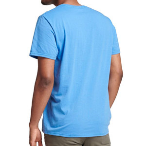 เสื้อยืดสำหรับผู้ชายทรงปกติพอดีตัวเสื้อยืดคอตตอน100% 280gsm คอกลมพิมพ์โลโก้ได้ตามต้องการ - Product Image 4