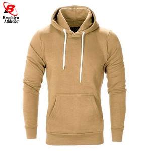 Vente en gros de pulls à capuche pour hommes de haute qualité polaire technique surdimensionnée logo personnalisé impression bouffante hiver solide XS à capuche teint uni - Product Image 6