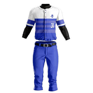 Uniforme de baseball léger et confortable, prix bas, design de logo personnalisé, ensemble d'uniformes de baseball - Product Image 1