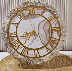 Cadran et chiffres de l'horloge: cela peut être peint sur la surface ou appliqué avec des autocollants ou des décalcomanies. - Product Image 2