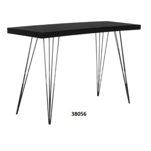 Ensemble de 3 meubles de luxe au design moderne en métal doré avec dessus en miroir Table en métal décorative traditionnelle faite à la main - Product Image 2