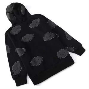 Sudaderas con capucha de calidad superior para hombres profesionales hechas en fábrica con impresión de soplo logotipo personalizado Sudadera con capucha de invierno - Product Image 2
