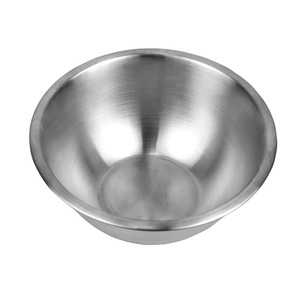 Professional stainless steel kitchen <b>bowls</b> set multipurpose deep round flat base prep cooking serving and <b>mixing</b> <b>bowls</b> set - Product Image 2